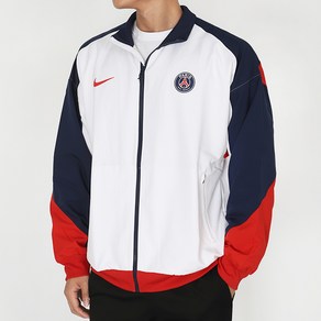 나이키 파리 생제르맹 PSG DRI-FIT Stike 앤썸 Jacket 화이트-레드-블루