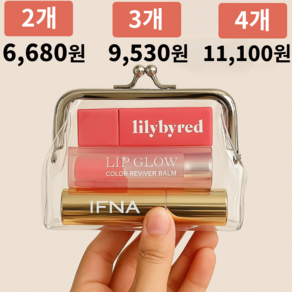 IFNA 엄마동전지갑 투명 미니 파우치