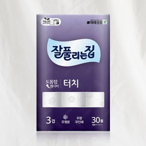 잘풀리는집 깨끗한 터치 화장지 30롤, 25m, 30개입, 2개