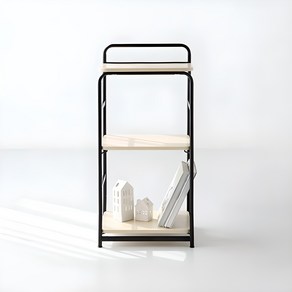 마켓비 OLLSON 선반, 블랙, 3단