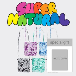 [특전포카증정] 뉴진스 앨범 슈퍼내추럴 Supernatural MURAKAMI 무라카미 Cross bag ver (버전선택)(크로스백+포토북+주얼CD 외)