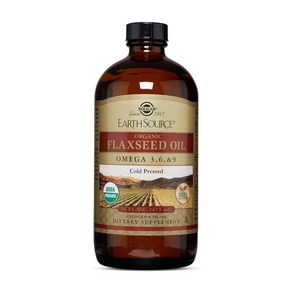 Solga Eath Souce Oganic Flaxseed Oil 솔가 아마씨 오일 (473ml), 473ml, 1개