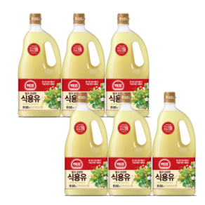 맑고 신선한 해표 식용유 1.8L X 6통, 6개