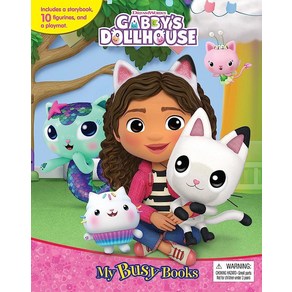 Gabby's Dollhouse My Busy Books - Stoybook 10 figuines playmat, Gabby's Dollhouse My Busy Book