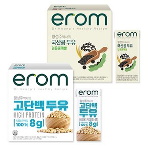 이롬 황성주 박사의 고단백두유 검은콩깨쌀 (총 2box), 190ml, 32개