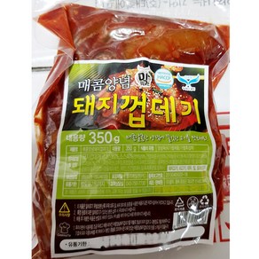 매콤양념돼지껍데기(350g) 업소용, 350g, 1개