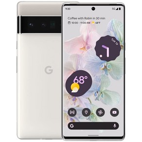 Google Pixel 6 Po 5G US Vesion 128GB Cloudy W Google Pixel 6 Po 5G 미국 버전 128GB Cloudy White, 1개, 흐린 흰색