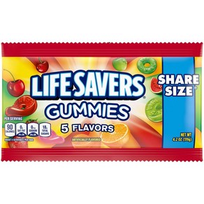 Lifesaves Gummies 5 Flavos 4.2 oz, 1개, 119g