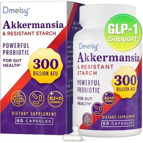 GLP-1 프로바이오틱 3000억 AFU Akkemansia Muciniphila 아커만시아 뮤시니필라 60정, 1개