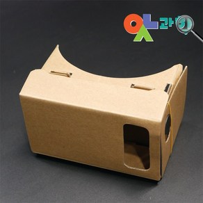 VR 가상현실 안경 구글 카드보드 스마트폰 3D입체안경 만들기 DIY키트 창의력, 1개