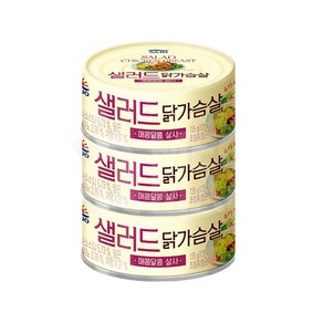 사조대림 샐러드닭가슴살, 135g, 3개