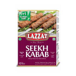 Seekh Kebab Masala Lazzat Pakistan 시크 케밥 마살라 라자트 파키스탄, 100g, 3개