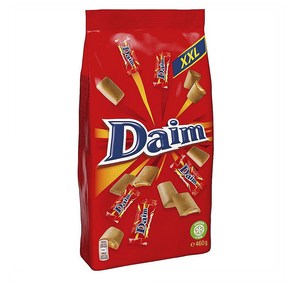 Daim 다임 XXL 백 미니 크런치 밀크 초콜릿 460g, 1개