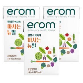 이롬 황성주 균형영양식 마시는 뉴밀 140ml x 72팩, 72개