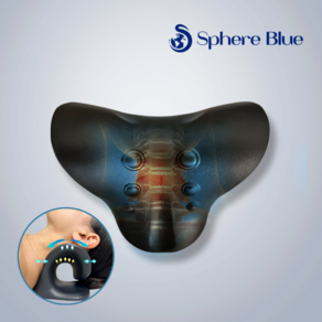 스피어블루 경추 교정 베개 고탄성 거북목 스트레칭, 1개, 핑크
