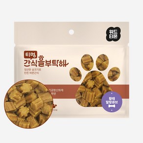 (국내산) 티멍 수제간식 황태 말랑큐브 져키 300g, 1개