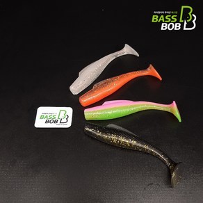 [배스밥] 아마츠카 쉐드웜 새드웜 3.1인치 배스낚시 버징 노싱커 8cm 4.8g 6개입, Amatsuka shad -4(6개입), 6개