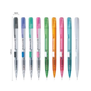 Pentel Techniclick 펜텔 테크니클릭 0.5mm 지우개 있는 투명샤프 PD105 [12개입]