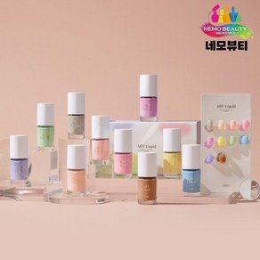 모어젤 아트리퀴드 블루밍 파스텔 잉크젤네일 10종, 1개, 8ml