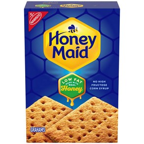 Honey Maid Low Fat Honey Gaham Cackes 14.4 oz 허니메이드 저지방 허니 그래함 크래커 14.4온스, 1개, 408g