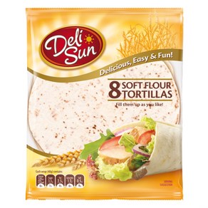 델리썬 또띠아 스페인산 delisun tortillas 상온 밀 18.5cm 8장