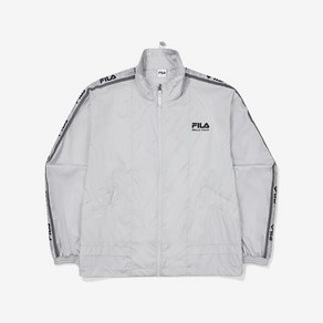 [FILA 본사공식] 테잎 오버핏 바람막이 자켓 (FS2JKF2115X_LGY)