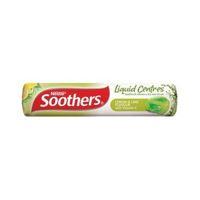 네슬레 수더스 리퀴드 센터 레몬 라임 목캔디 10개입 Soothes Liquid Cente Lemon Lime, 0, 1개, 40g