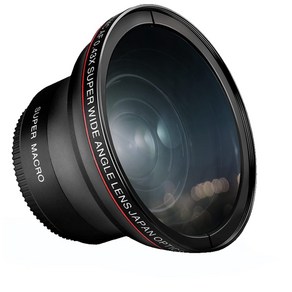 49mm 52mm 55mm 58mm 매크로 부분이있는 전문 광각 렌즈 0.43x Multi-Coated for Microcosmic Photography