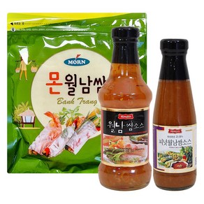 월남쌈 실속세트 A (원형 200g+월남쌈소스+피넛소스), 1개, 725g