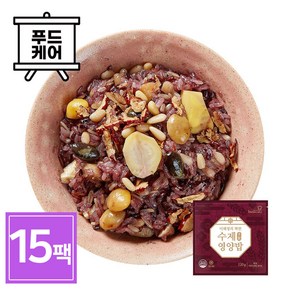 [빅마마] 이혜정의 꽉찬 수제 영양밥 120g 15팩, 15개