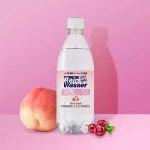 라인바싸 탄산수 피치크랜베리 500ml 40페트, 40개