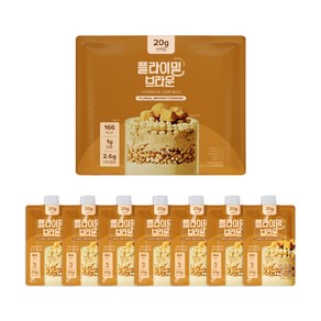 플라이밀 단백질 쉐이크 브라운 미숫가루맛 파우치, 45g, 21개