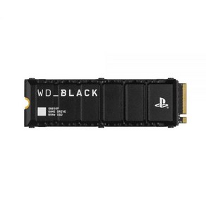 웨스턴디지털 WD_BLACK 8TB SN850P NVMe M.2 SSD PS5 콘솔용 공식 라이선스 스토리지 확장 최대 7200MBs 방열판 포함 WDBBYV0080BNCWRSN, 1TB_최대 7,300MB/s, 1개