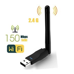 2.4GHZ USB 2.0 어댑터 50MBPS 와이파이 무선 네트워크 카드 안테나 칩셋 RALINK MTK 760 노트북 PC용, RTL8188 Chip, 1개