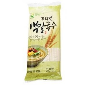 우리밀 백밀국수, 400g, 1개