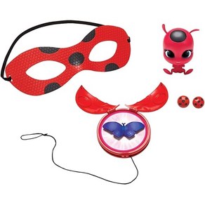 Miaculous 미라큘러스 레이디 버그&샤누아르 드레스업 역할극 플레이 세트 컬러체인지 버터플라이 Ladybug Role Play Set [병행 수입품] 빨간색, 1개