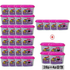 투에이산업 퀵스타 참숯 습기제거제 라벤더향 520ml x 28p+4p증정, 28개