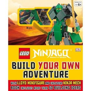 LEGO® NINJAGO Build You Own Adventue With Lloyd Minifigue and Exclusive Ninja Mech Book Includes