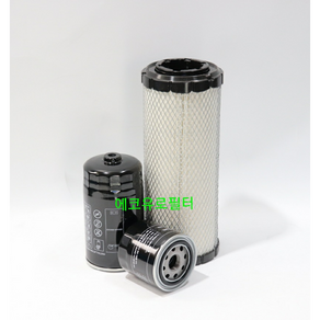 두산 굴삭기 DX55-5K DX55-5L 에어크리너 오일필터 연료필터 세트판매, 1개
