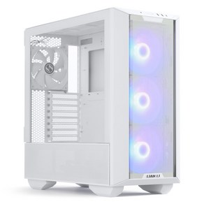 LANCOOL III RGB 화이트 미들타워 PC케이스, 선택없음, 1개