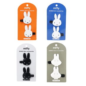 미피 miffy 헤어클립 머리핀 토끼 캐릭터 앞머리 집게핀 2P