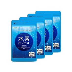 수소캡슐 먹는수소 90정x4개세트 12개월분 에프류큐, 4개, 90정