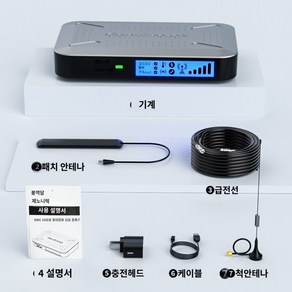 휴대폰 신호 증폭기 통신 셀룰러 부스터 리피터 4G GSM LTE 3G 2G 핸드폰 안테나, 1개