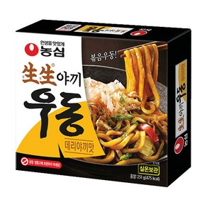 농심 생생야끼우동 데리야끼맛 251g X 10개