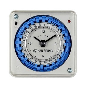 [한승계기] 24시간 아날로그 타이머 HTS-24BM, 1개