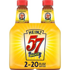 The Kaft Heinz Company 하인즈 57 스테이크 햄버거 치킨 소스20온즈 2팩, 2개