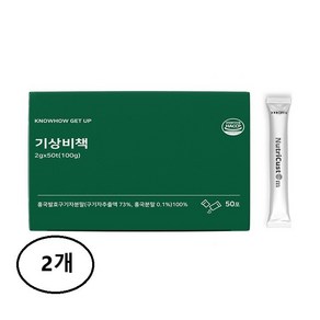 별건강소 기상비책 2번발효 홍국 저분자 구기자 분말 스틱, 100g, 2개