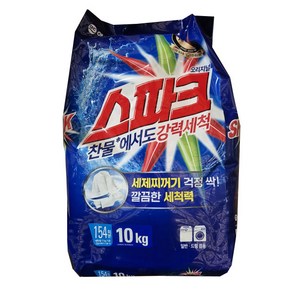 스파크 찬물전용 세탁세제, 10kg, 1개