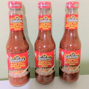 La Costena Salsa 16.7oz Bottle (Pack of 3) (Homestyle Me La Costena 살사 16.7온스 병 (3팩) (멕시코 홈스타일 - 미디엄, 473g, 3개