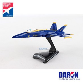 다론 비행기모형 호넷 블루엔젤스 F/A-18C Honet Blue Angels 1/150 PS5338-1 스카이월드, 1개